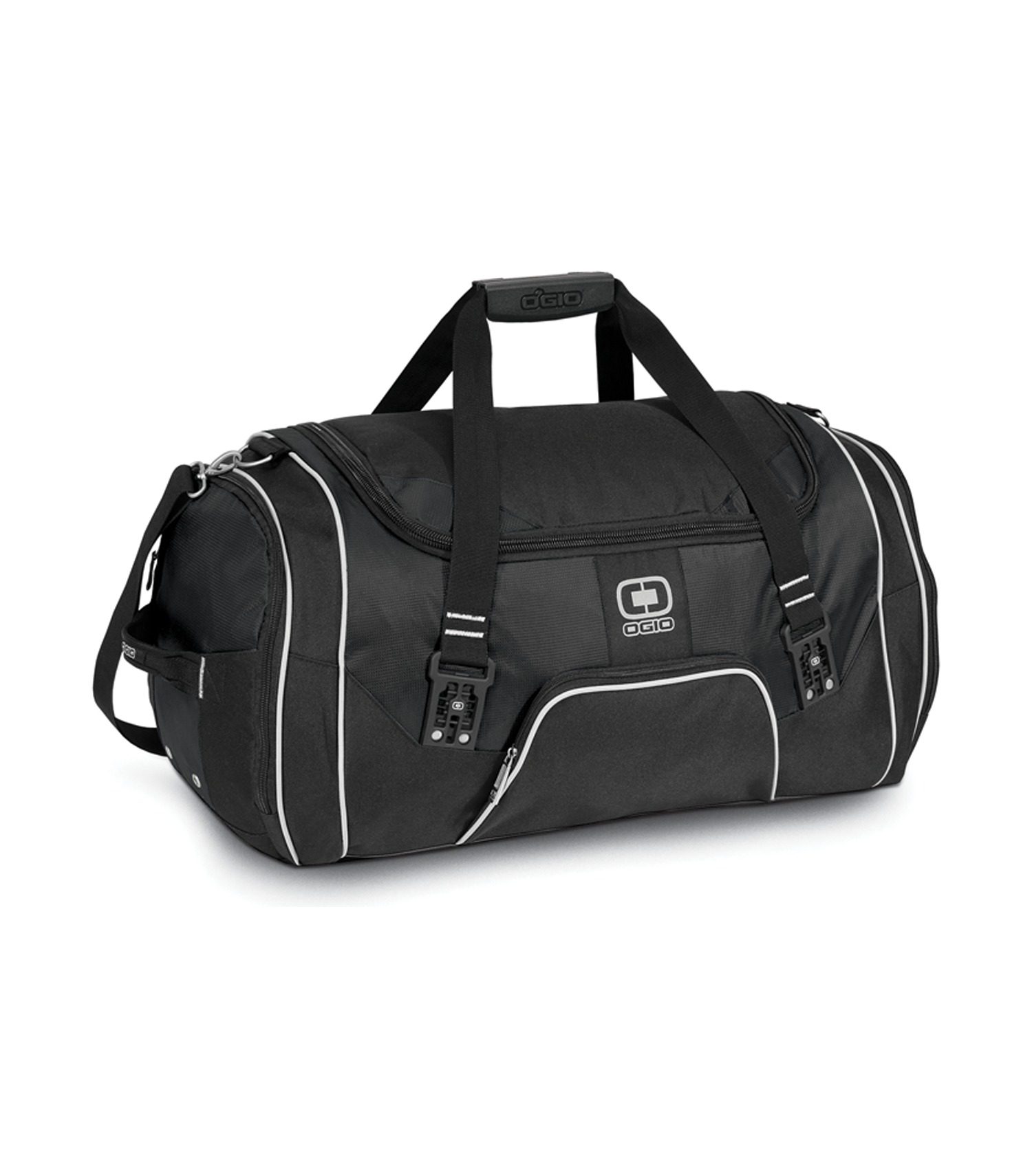 OGIO duffel bag Canada with ventilated shoe pocket, padded strap, and side grab handles – 62.3L durable travel gym bag.